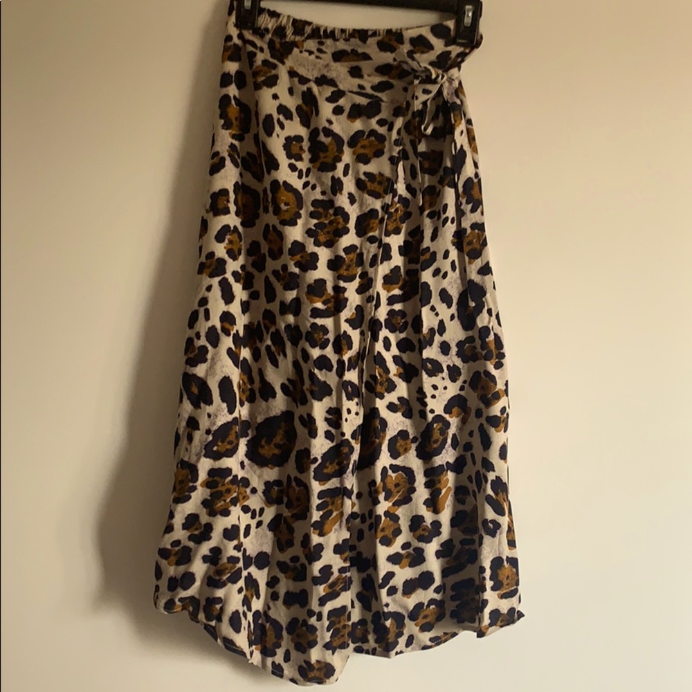 Cheetah print skirt